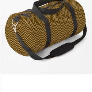 Pulse print duffle bag